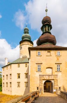 Lemberk Castle in northern Bohemia, Jablonne v Podjestedi, Czech Republic.