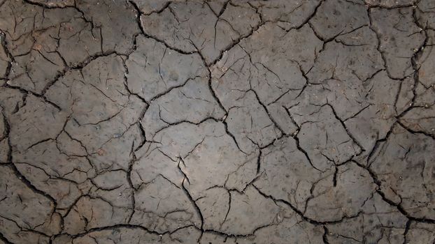 Texture of grunge dry cracking parched earth , Global warming effect