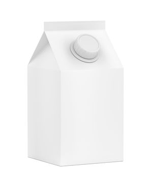Blank packaging for milk, juice or other beverages