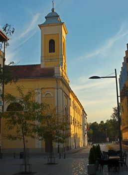 Monastery at central square in Zrenjanin, Serbia