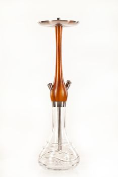 Traditional estern hookah on an isolated studio background