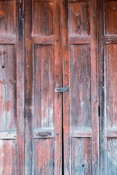 Old wooden door