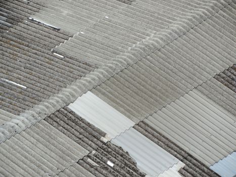 The texture of fiber cement roof sheet