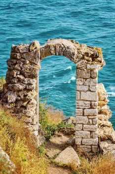 Doorway as Part of the Remains of the Fortress