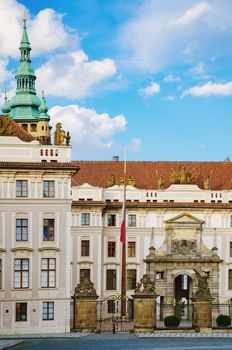 Building in Historical Center of Prague, Czech Republic