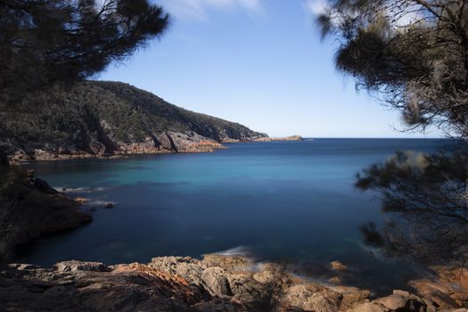 Sleepy Bay in Freycinet National Park, Tasmania