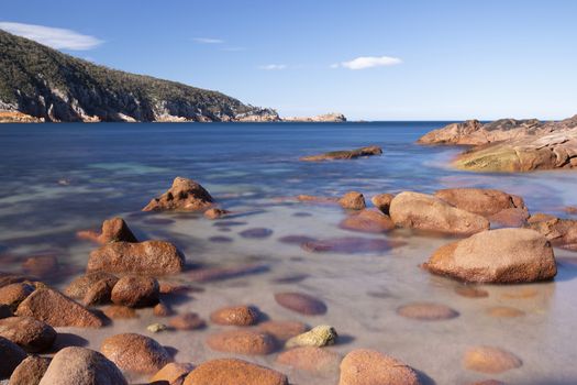 Sleepy Bay in Freycinet National Park, Tasmania