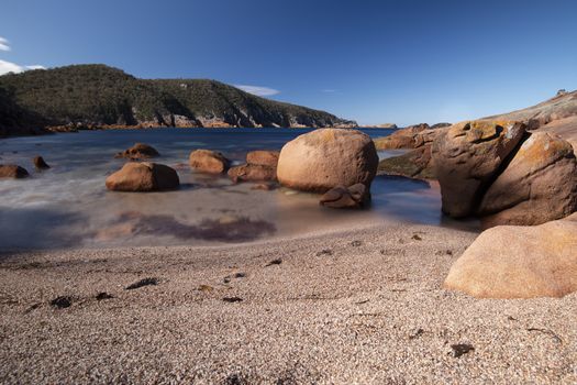 Sleepy Bay in Freycinet National Park, Tasmania