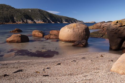 Sleepy Bay in Freycinet National Park, Tasmania