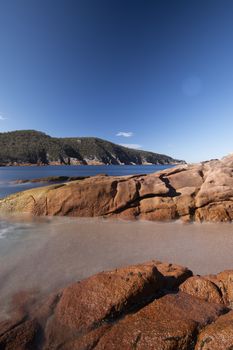 Sleepy Bay in Freycinet National Park, Tasmania