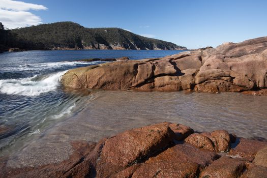 Sleepy Bay in Freycinet National Park, Tasmania