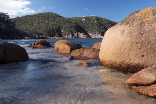 Sleepy Bay in Freycinet National Park, Tasmania