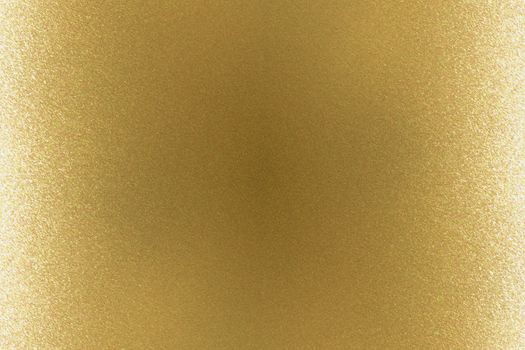 Abstract texture background, reflection brushed gold metallic wall