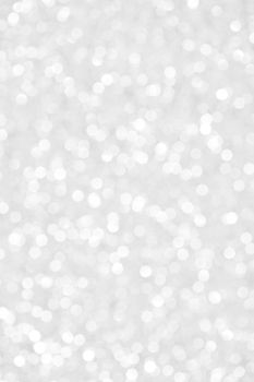 Shiny silver defocused glitter holiday background