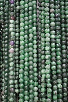 Colorful beads of various color