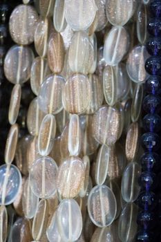 Colorful beads of various color