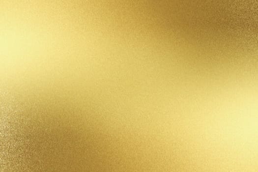 Abstract texture background, reflection polished gold steel panel