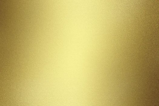 Abstract texture background, glowing gold metallic wall