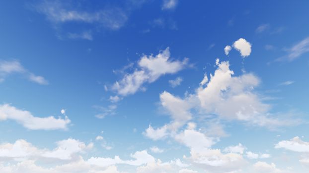 Cloudy blue sky abstract background, blue sky background with tiny clouds, 3d rendering

