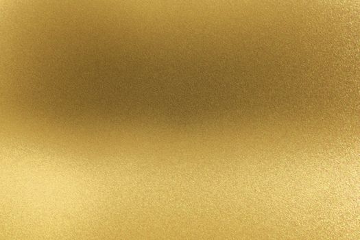 Abstract texture background, glowing golden metal wall