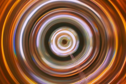 Sound waves in the visible full color in the dark