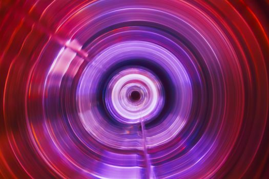 Sound waves in the visible full color in the dark