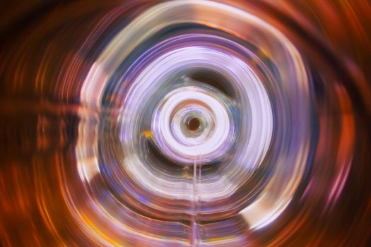 Sound waves in the visible full color in the dark