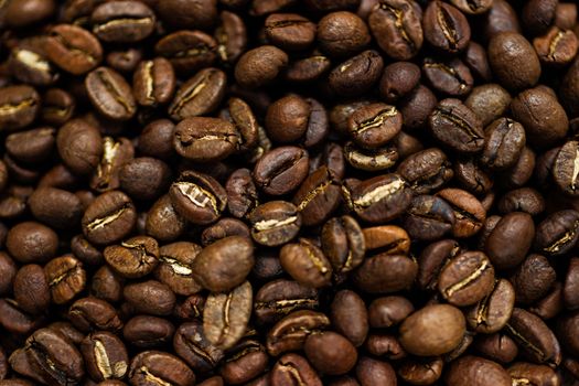 Fresh roasted Arabica coffee beans. Great backgroung. Good for wallpapers or photobackground.