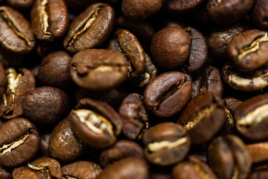 Fresh roasted Arabica coffee beans. Great backgroung. Good for wallpapers or photobackground.