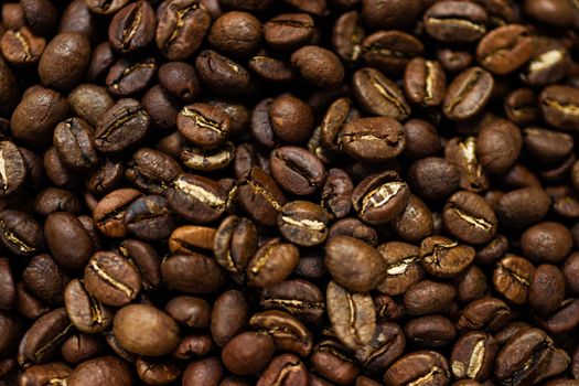 Fresh roasted Arabica coffee beans. Great backgroung. Good for wallpapers or photobackground.