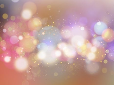 Beautiful bokeh made of blurred lights on colorfull background, Abstract defocused colorful blurred background. Abstract light background