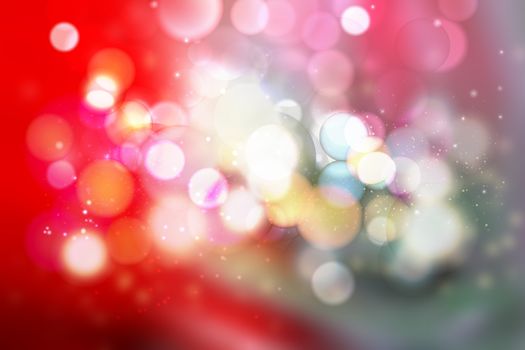 Beautiful bokeh made of blurred lights on colorfull background, Abstract defocused colorful blurred background. Abstract light background