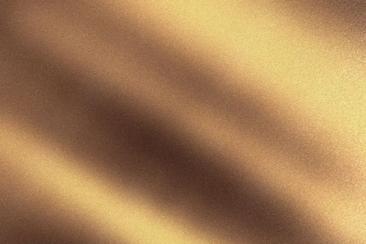 Abstract texture background, shiny wave bronze metal wall