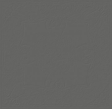 Vintage style art nouveau background texture in charcoal gray with subtle relief floral pattern
