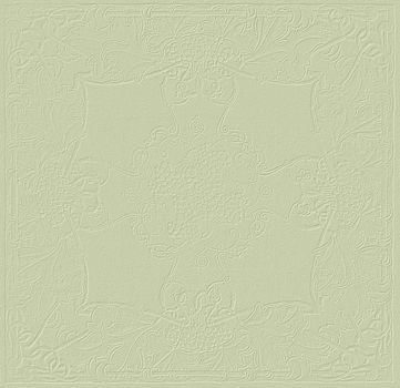 Vintage style art nouveau background texture in pale dirty yellow with subtle relief floral pattern