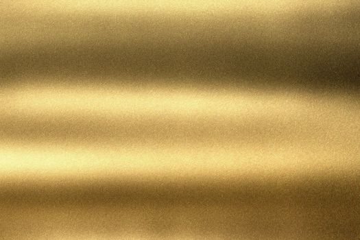 Abstract texture background, light shining on gold corrugated metal
