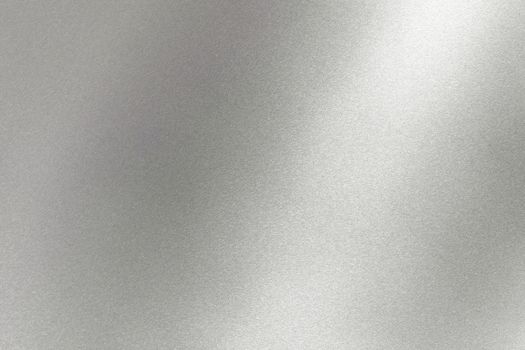 Abstract texture background, light shining on gray metal wall