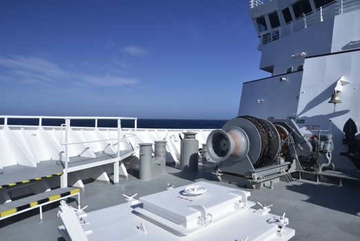 Stock pictures of machinery in an ocean ship
