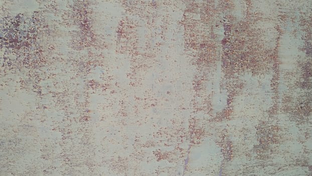 Light metallic surface damaged by rust. Background, texture