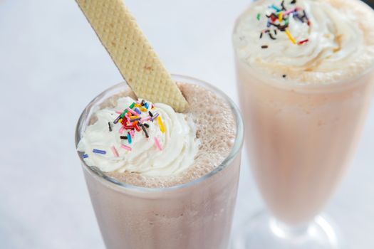 Ice Cream Shake Closeup