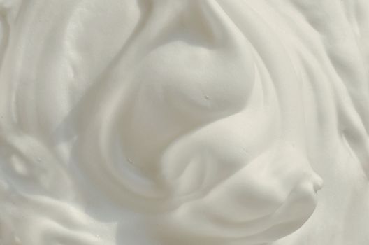 Detergent shampoo foam background