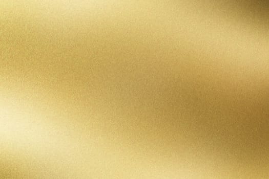 Abstract texture background, glowing golden stainless steel plate