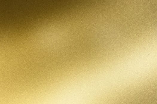 Abstract texture background, glowing golden stainless steel sheet