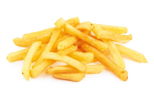 French fries isolated on a white background