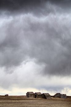 Prairie Storm Clouds in Saskatchewan Canada Scenic