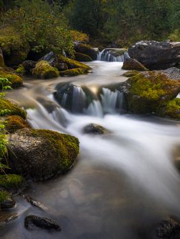 River in the Teletskoye lake area. Altai Republic, Russia