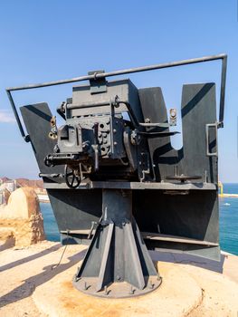 Artillery gun at Fort Mutrah in Muscat, the capital of Oman.
