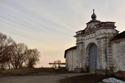  gates of the St. George Monastery, the city of Veliky Novgorod