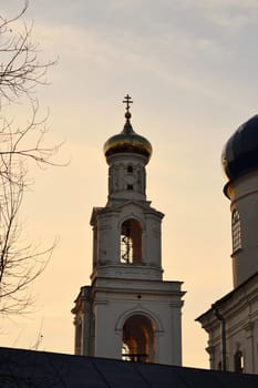 Belfry of the St. George Monastery, the city of Veliky Novgorod