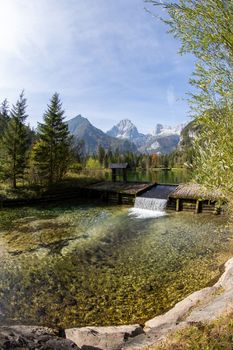 Sommer landscape at the Schiederweiher in austria